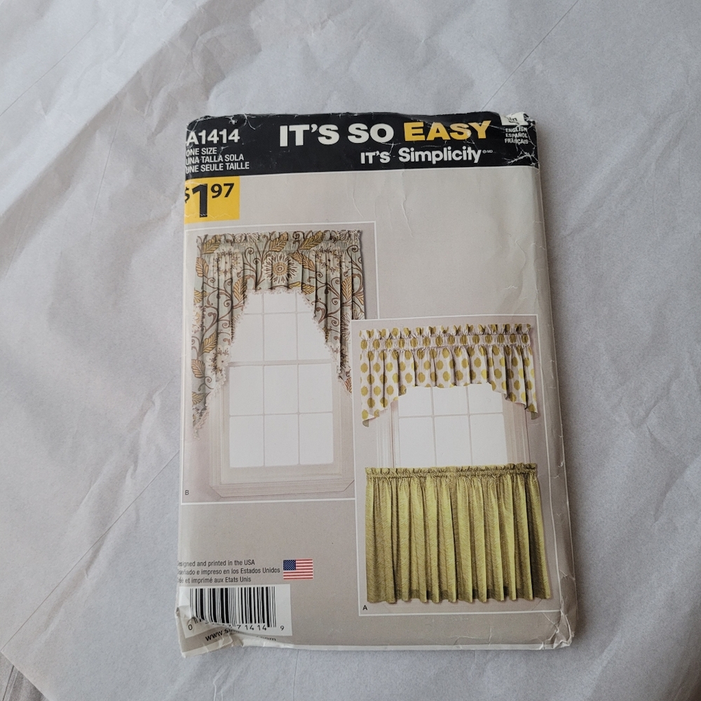 Simplicity A1414 Curtain Pattern